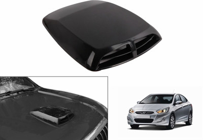 

Speedwav Car Double Vent Air Intake-Black-Hyundai Verna Fluidic Bonnet Scoop