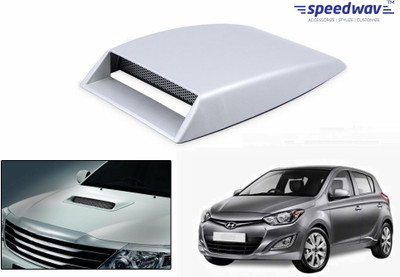 

Speedwav Car Turbo Style Air Intake White-Hyundai i20 New Bonnet Scoop