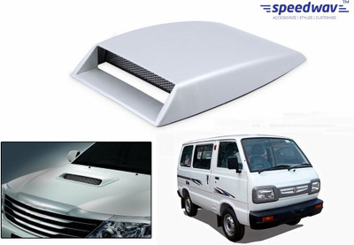 

Speedwav Car Turbo Style Air Intake White-Maruti Omni Bonnet Scoop