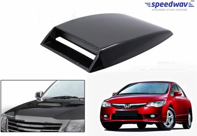

Speedwav Car Turbo Style Air Intake Black-Honda Civic Bonnet Scoop