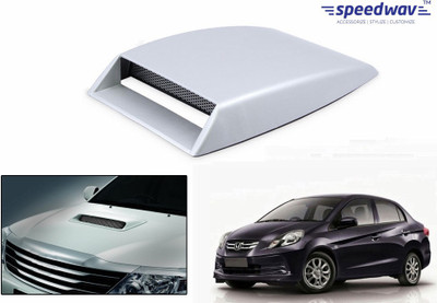 

Speedwav Car Turbo Style Air Intake White-Honda Amaze Bonnet Scoop