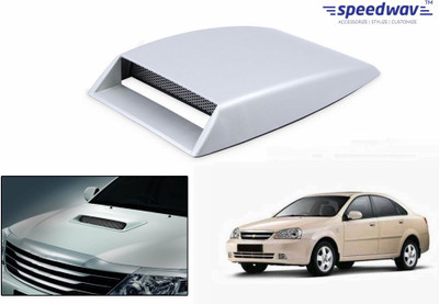 

Speedwav Car Turbo Style Air Intake White-Chevrolet Optra Bonnet Scoop