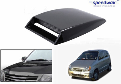 

Speedwav Car Turbo Style Air Intake Black-Hyundai Santro Bonnet Scoop