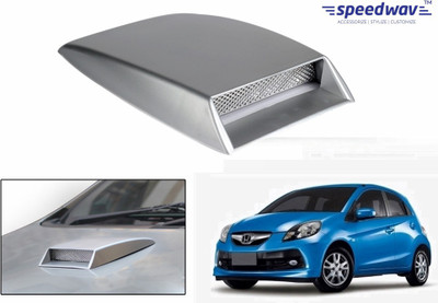 

Speedwav Car Turbo Style Air Intake Silver-Honda Brio Bonnet Scoop
