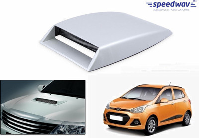 

Speedwav Car Turbo Style Air Intake White-Hyundai i10 Grand Bonnet Scoop