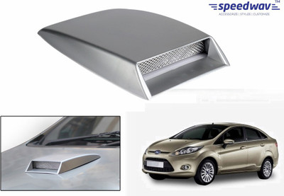 

Speedwav Car Turbo Style Air Intake Silver-Ford Fiesta Bonnet Scoop