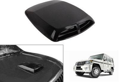 

Speedwav Car Double Vent Air Intake-Black-Mahindra Bolero Type 3 Bonnet Scoop