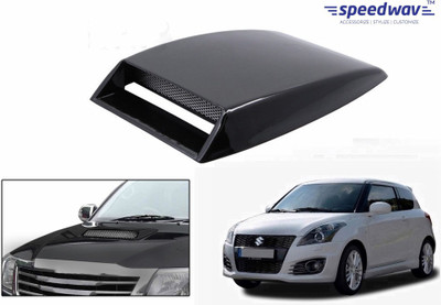 

Speedwav Car Turbo Style Air Intake Black-Maruti Swift New Bonnet Scoop