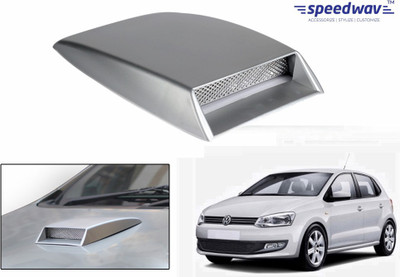 

Speedwav Car Turbo Style Air Intake Silver-Volkswagen Polo Old Bonnet Scoop