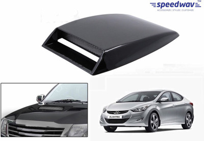 

Speedwav Car Turbo Style Air Intake Black-Hyundai Elantra Fluidic Bonnet Scoop