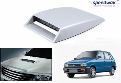 

Speedwav Car Turbo Style Air Intake White-Maruti 800 Bonnet Scoop