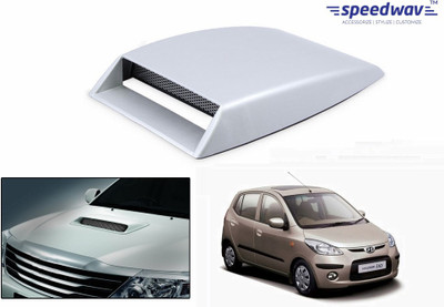 

Speedwav Car Turbo Style Air Intake White-Hyundai i10 Old Bonnet Scoop