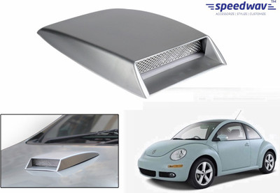 

Speedwav Car Turbo Style Air Intake Silver-Volkswagen Beetle Bonnet Scoop
