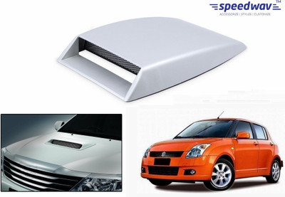 

Speedwav Car Turbo Style Air Intake White-Maruti Swift Old Bonnet Scoop
