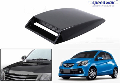 

Speedwav Car Turbo Style Air Intake Black-Honda Brio Bonnet Scoop