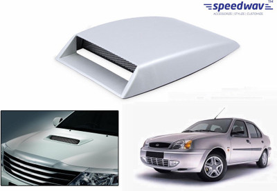 

Speedwav Car Turbo Style Air Intake White-Ford Ikon Bonnet Scoop