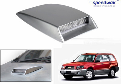 

Speedwav Car Turbo Style Air Intake Silver-Chevrolet Forester Bonnet Scoop