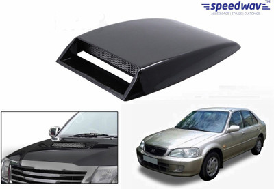

Speedwav Car Turbo Style Air Intake Black-Honda City 1.3 Type 1 Bonnet Scoop