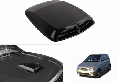 

Speedwav Car Double Vent Air Intake-Black-Hyundai Santro Bonnet Scoop