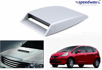 

Speedwav Car Turbo Style Air Intake White-Honda Jazz Bonnet Scoop