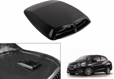 

Speedwav Car Double Vent Air Intake-Black-Honda Amaze Bonnet Scoop