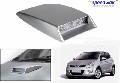 

Speedwav Car Turbo Style Air Intake Silver-Hyundai i20 Old Bonnet Scoop