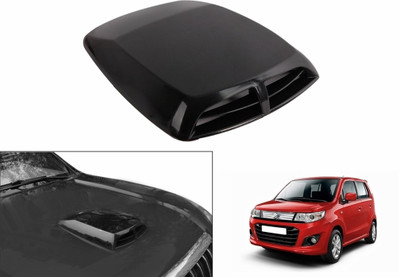

Speedwav Car Double Vent Air Intake-Black-Maruti Wagon R Stingray Bonnet Scoop