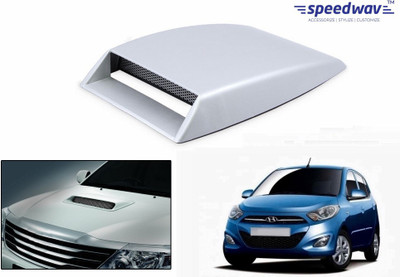 

Speedwav Car Turbo Style Air Intake White-Hyundai i10 New Bonnet Scoop