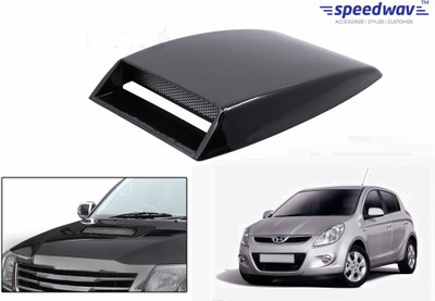

Speedwav Car Turbo Style Air Intake Black-Hyundai i20 Old Bonnet Scoop
