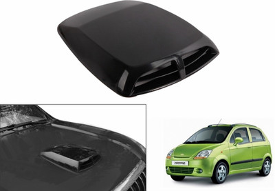 

Speedwav Car Double Vent Air Intake-Black-Chevrolet Spark Type 1 Bonnet Scoop
