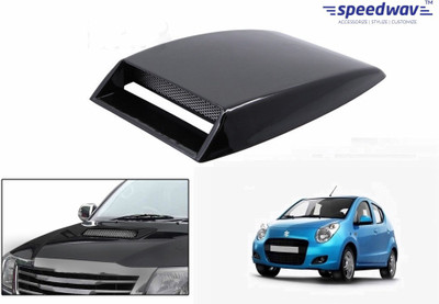 

Speedwav Car Turbo Style Air Intake Black-Maruti A Star Bonnet Scoop