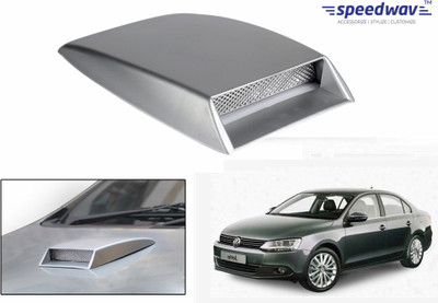 

Speedwav Car Turbo Style Air Intake Silver-Volkswagen Jetta Bonnet Scoop