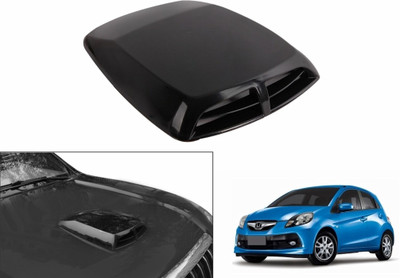 

Speedwav Car Double Vent Air Intake-Black-Honda Brio Bonnet Scoop