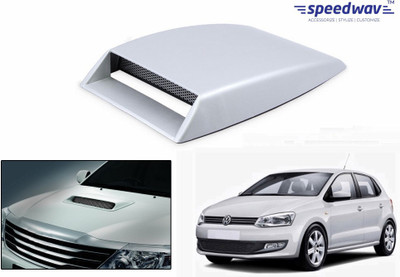 

Speedwav Car Turbo Style Air Intake White-Volkswagen Polo Old Bonnet Scoop