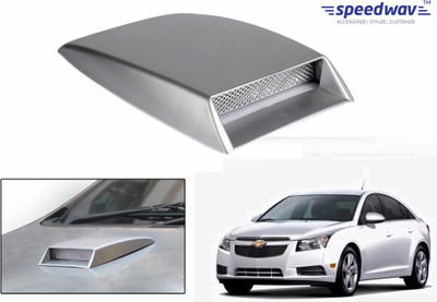 

Speedwav Car Turbo Style Air Intake Silver-Chevrolet Cruze Bonnet Scoop
