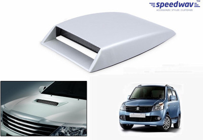 

Speedwav Car Turbo Style Air Intake White-Maruti WagonR K Series Bonnet Scoop
