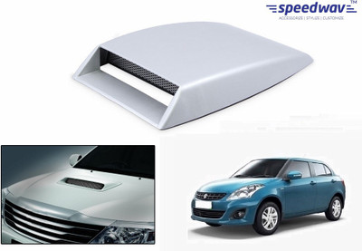 

Speedwav Car Turbo Style Air Intake White-Maruti Swift Dzire Bonnet Scoop