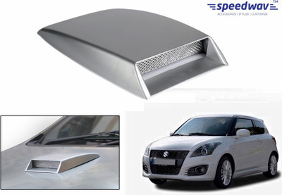

Speedwav Car Turbo Style Air Intake Silver-Maruti Swift New Bonnet Scoop