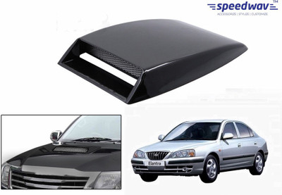 

Speedwav Car Turbo Style Air Intake Black-Hyundai Elantra Bonnet Scoop