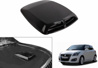 

Speedwav Car Double Vent Air Intake-Black-Maruti Swift New Bonnet Scoop