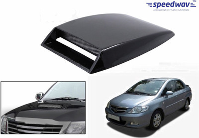 

Speedwav Car Turbo Style Air Intake Black-Honda City Type 3 Bonnet Scoop