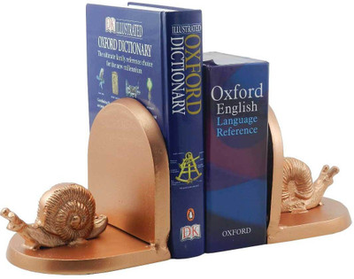 

Gaarv Snail Bookend Aluminium Book End(Copper, Pack of 2)