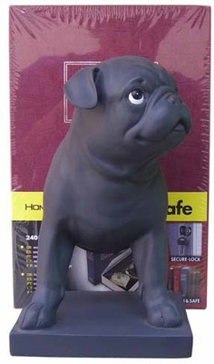 

NAFEES black adjustable bulldog bookend Polyresin Book End(Black)