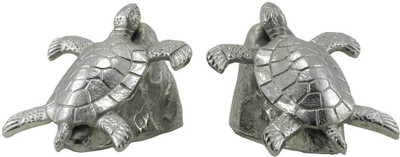 

Gaarv Tortoise Bookend Aluminium Book End(Silver, Pack of 2)