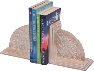 

Store Indya Wooden Book End(Brown)