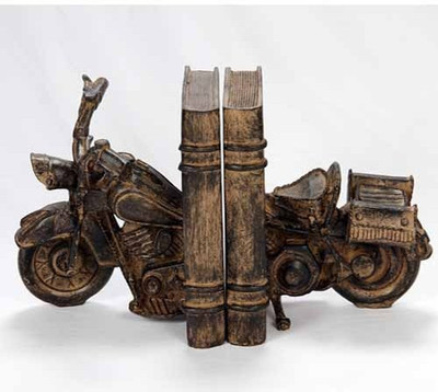 

Vishal Props Wooden Book End(Brown)