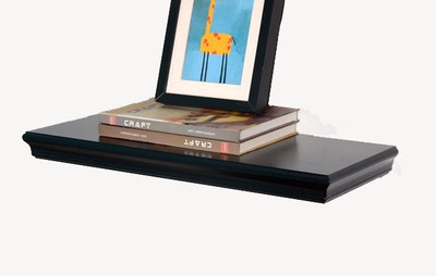 

Kingscrafts Solid Wood Open Book Shelf(Finish Color - Black)