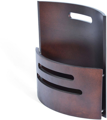 

@home by Nilkamal Wenge Engineered Wood Open Book Shelf(Finish Color - Brown)