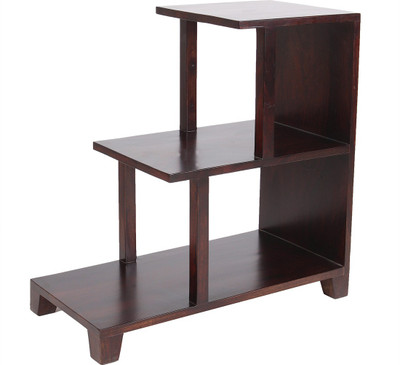 

Wood Dekor Engineered Wood Open Book Shelf(Finish Color - Dark Brown)