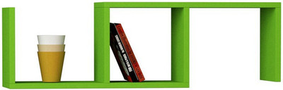 

Kingscrafts KC-BS21 Solid Wood Open Book Shelf(Finish Color - Green)